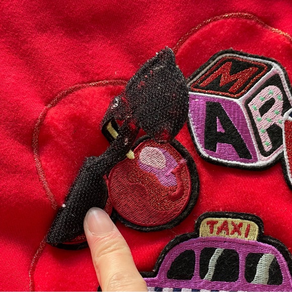 Marc Jacobs Baby Red Patch Dress - Picture 6 of 10